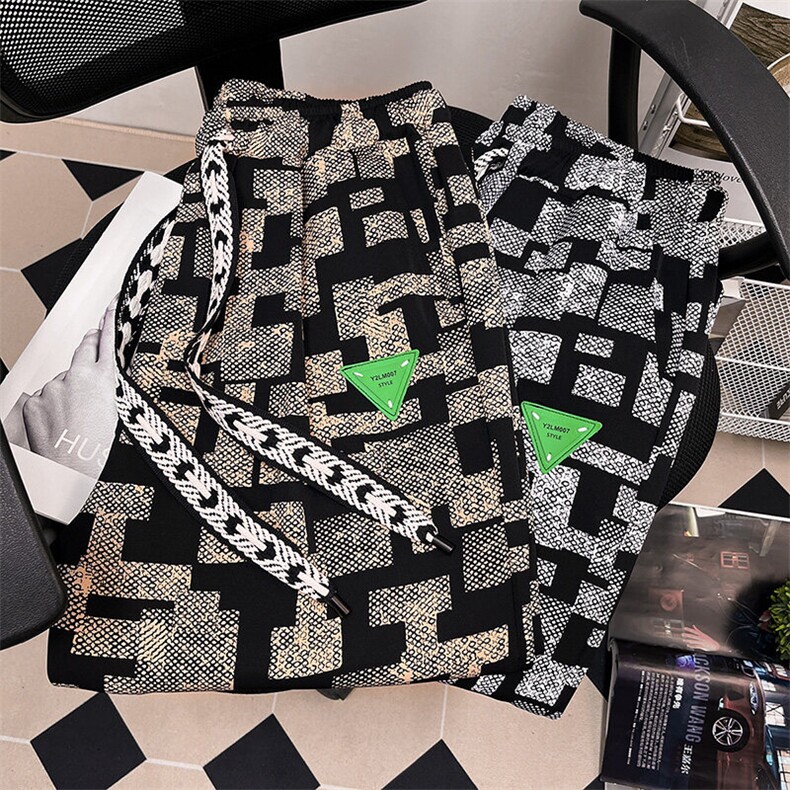 1冰丝衬衫男一套装九分裤男潮流搭配七分袖POLO衫男TZ7732P75控89,男装Polo衫,星座226-2