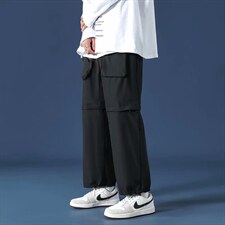 工装裤男机能风夏季薄款韩版潮流宽松可拆卸设计感小众K1230-P38，男装休闲裤，星座512-4