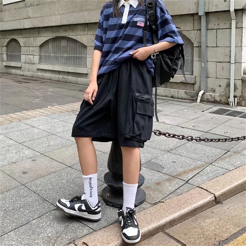 夏季2022新款高腰工装短裤宽松五分裤DK32P46,男装休闲裤,星座1116-2
