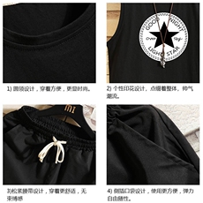TB36008-P35纯汗背心套装男士大码汗衫短裤两件套砖墙挂拍，男装T恤，电商A040A