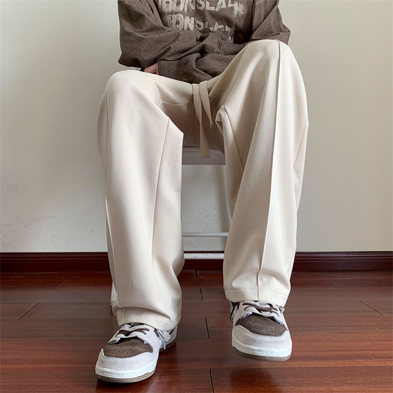 2025秋季休闲裤男宽松潮牌运动裤休闲束脚裤CK366P40,女装休闲裤,星座1107