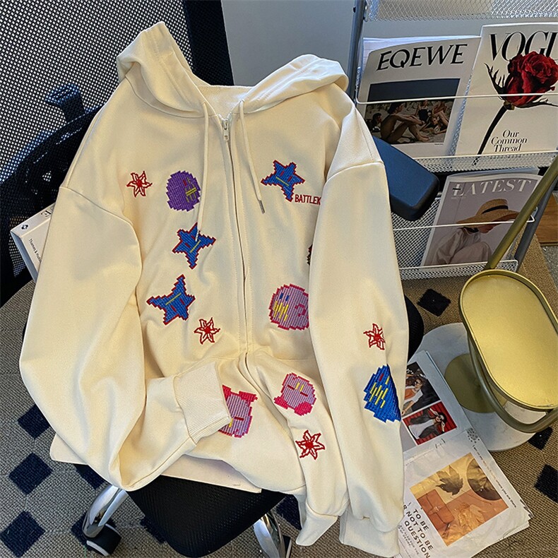 潮牌卫衣设计感上衣秋冬韩版宽松卫衣E609-P50,男装卫衣,星座911-2(原星座613-2）