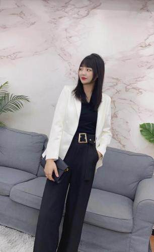 阔腿裤SML，女装，艾涵o