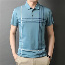 POLO衫男士短袖t恤翻领2023夏季新款潮牌休闲商务男装上衣，男装T恤，电商B212（原钱塘6029）