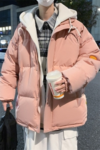 假两件棉服外套男连帽加厚棉衣 2199-1特P90图片