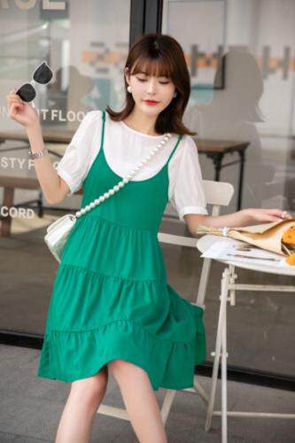 现货夏季新款两件套，女装，依美依缘