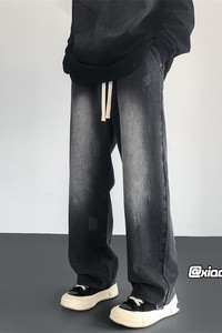 XZ616 秋季新款宽松百搭休闲牛仔裤 TY931 P55控68图片