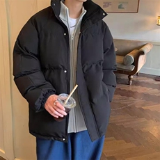 现货高品质美式高街冬季重磅三防加厚羽绒棉衣厚外套面包棉服，男装棉衣，电商A486-1