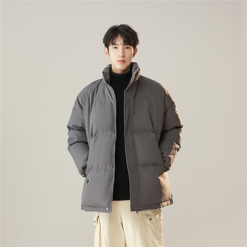 2025秋冬纯色光板棉服三防面料供抖音得物MY668-P50控98,男装棉衣,电商A132（原电商B245）