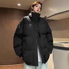 冬季加绒加厚格子撞色立领保暖棉服大衣xz309MY666P80，男装棉衣，星座309（原A406）