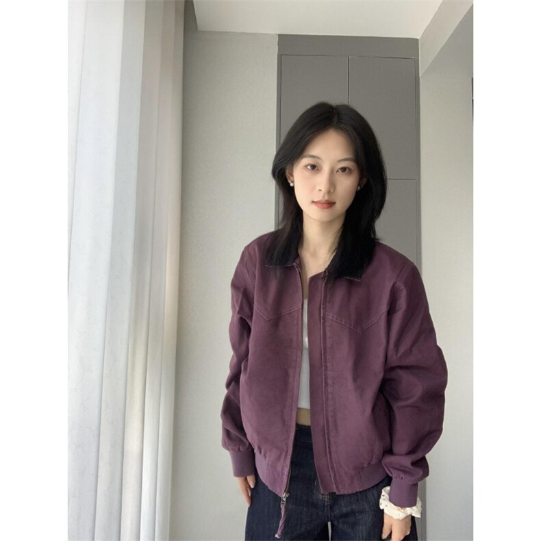 【有货】cleanfit紫色底特律外套男高级感工装夹克8156LL-特P62,男装夹克,星座1007（原301D）
