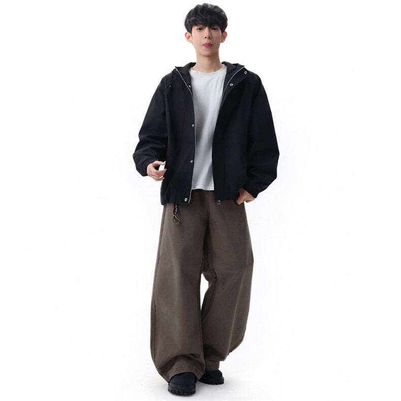 外套男春秋新款男士冲锋衣宽松休闲美式工装夹克JK02638-P73,男装夹克,星座308B-2