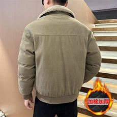 M802-P1252025秋冬时尚新品灯芯绒加棉棉衣保暖外套，男装棉衣，星座507A（原星座306B-2）