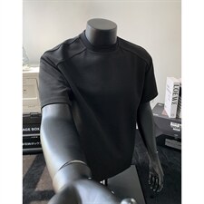 主推夏季新品2026玉米格半袖打底衫男士夏装短袖T恤上衣S408-特19，男装T恤，电商A233-1