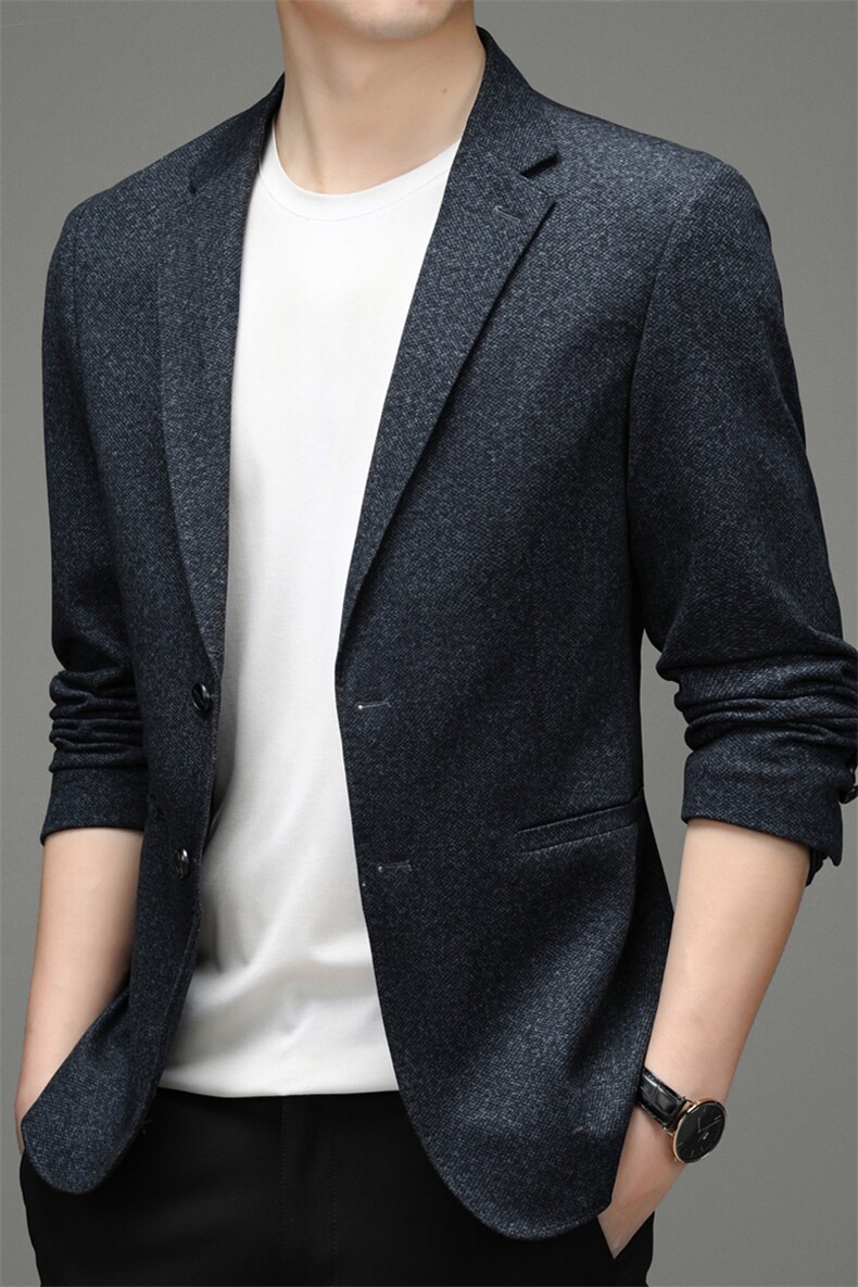 21新款男装商务休闲西服纯色单西外套男上衣宽松外套HBDH906-P165,男装西服,电商B212（原钱塘6029）