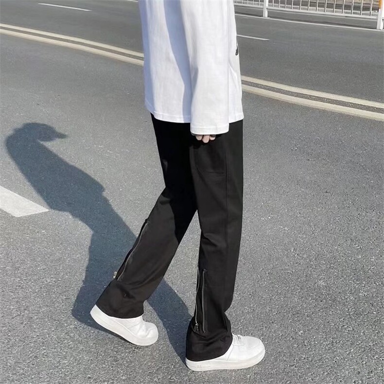 男春季休闲裤拉链裤阔腿KA2202P33,男装休闲裤,星座1116-2