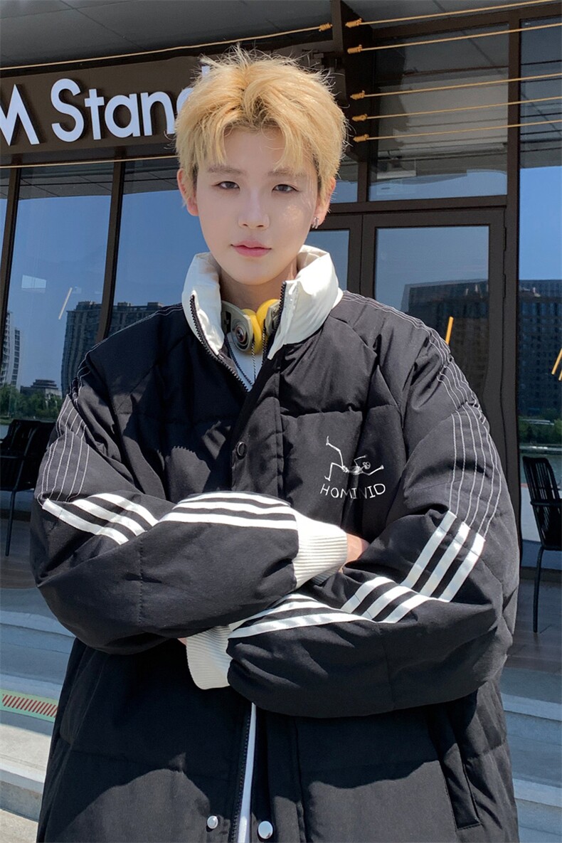！2025秋冬新款男士卡通印花棉衣加厚情侣棉服外套MY205特P80,男装棉衣,电商B220