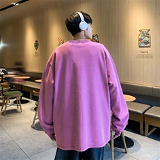 纯色卫衣男潮ins港风潮流圆领BY01P38，男装卫衣，星座1116-2