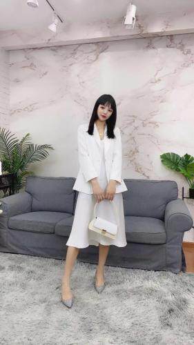 现货醋酸套装，女装职业装，艾涵o