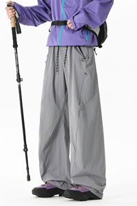 春季新款男女同款直筒弯刀休闲裤DSA157B-K2605-TP50图片