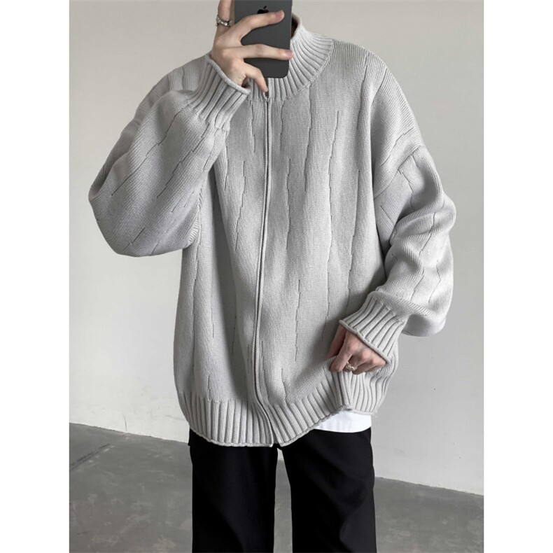 抖音高品质毛衣开衫宽松针织衫外套W55-P55,男装针织衫/毛衣,星座1212