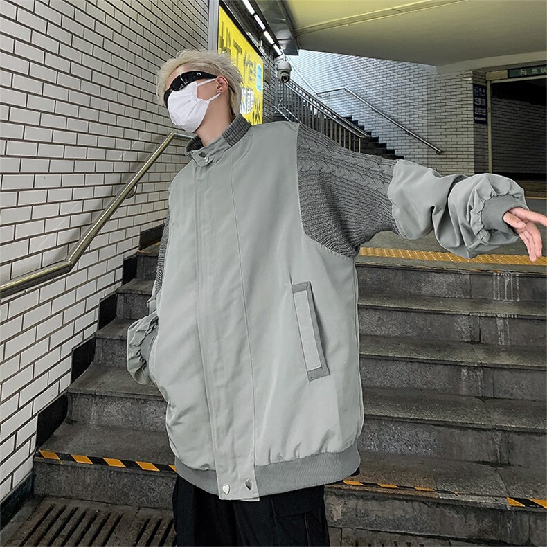飞行员夹克男春秋美式高街cleanfit外套设计感痞帅衣服J8302-p63,男装夹克,星座1008