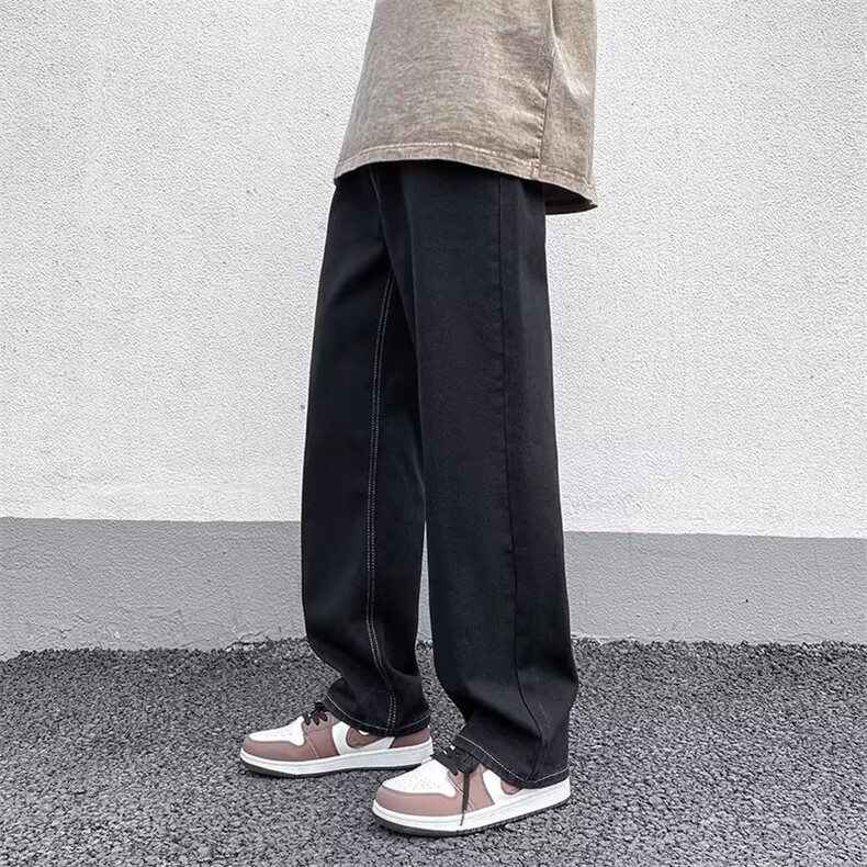 美式牛仔裤男春秋新款休闲直筒裤NB38P38,男装牛仔裤,星座1116-2