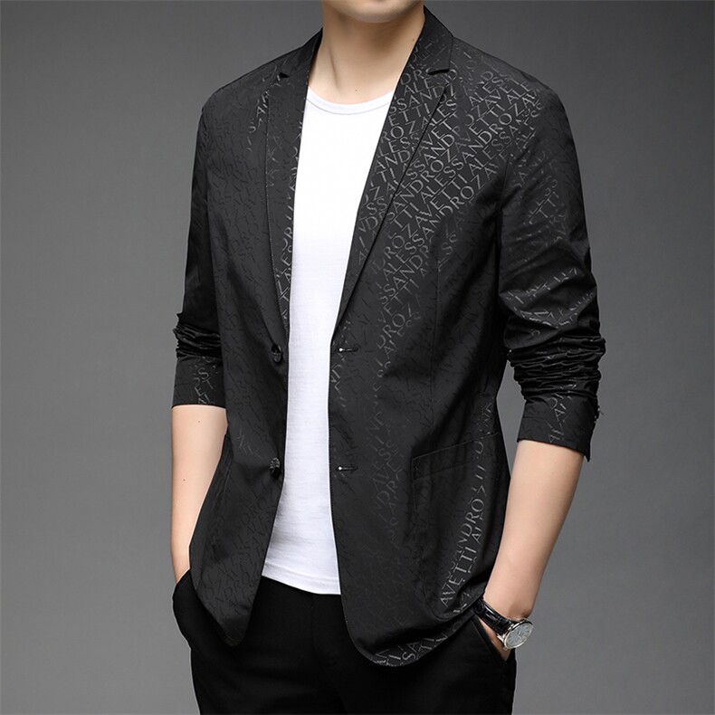 时尚气质西服春秋休闲男士修身潮流西装外套上衣YYA6628802-P140,男装西服,星座1105-3