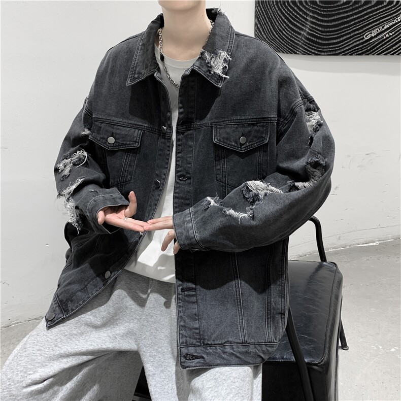 JK629-P70-限价98 现货牛仔夹克外套大码图片