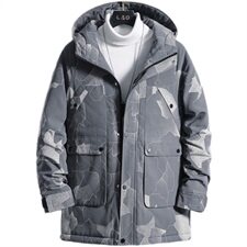 男士休闲连帽加厚保暖棉衣外套棉服棉袄冬季防寒开衫男装M993P75，男装棉衣，电商B226-2（原B217-2）