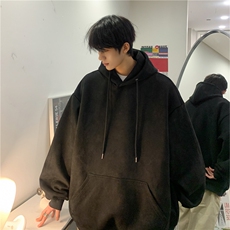 2026春季新款港风纯色宽松落肩连帽卫衣外套JK23301-特批40控59，女装短外套，星座605(原A050)