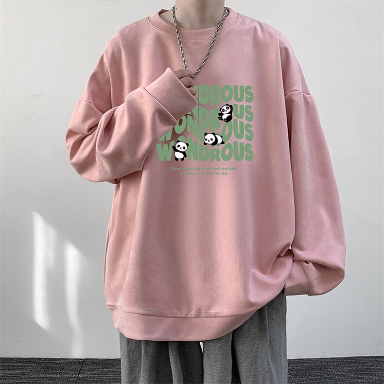 麂皮绒卫衣男大码重磅长袖t恤男JW81376-P35,男装卫衣,电商A040