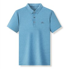 夏季新款男士翻领短袖t恤中年有领男装上衣服休闲POLO衫，男装T恤，电商B212（原钱塘6029）
