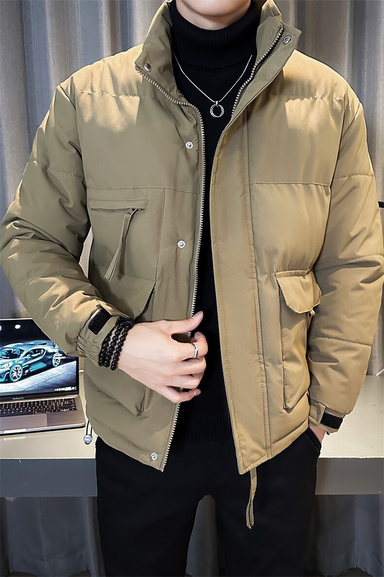 冬季工装潮流加厚韩版棉衣外套棉服小伙店主风MY923特P75,男装棉衣,星座301B-1
