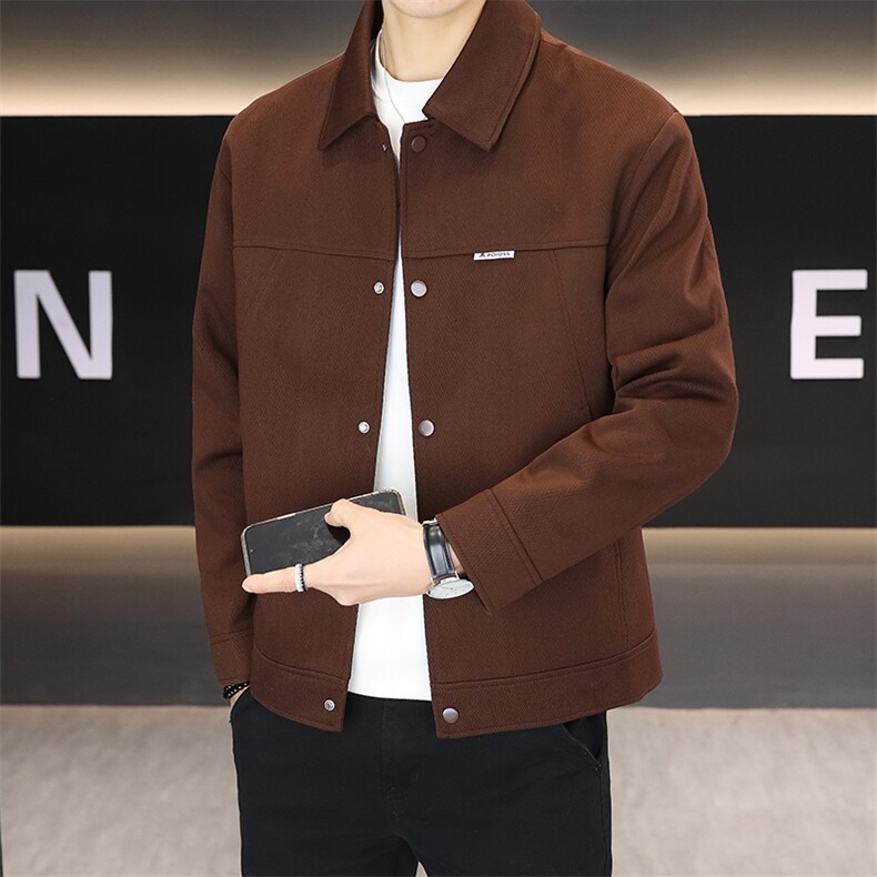 夹克男翻领外套型男商务休闲百搭青年外套夹克上衣N7952-P87,男装夹克,星座310B-3