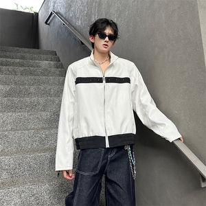 秋季立领铆钉设计款夹克外套潮XZ808B-WH091-P72,男装夹克,星座808B