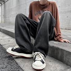 B2212023秋装新款美式ins高街暗黑工装牛仔裤LK22062-P60控78，男装牛仔裤，电商B221