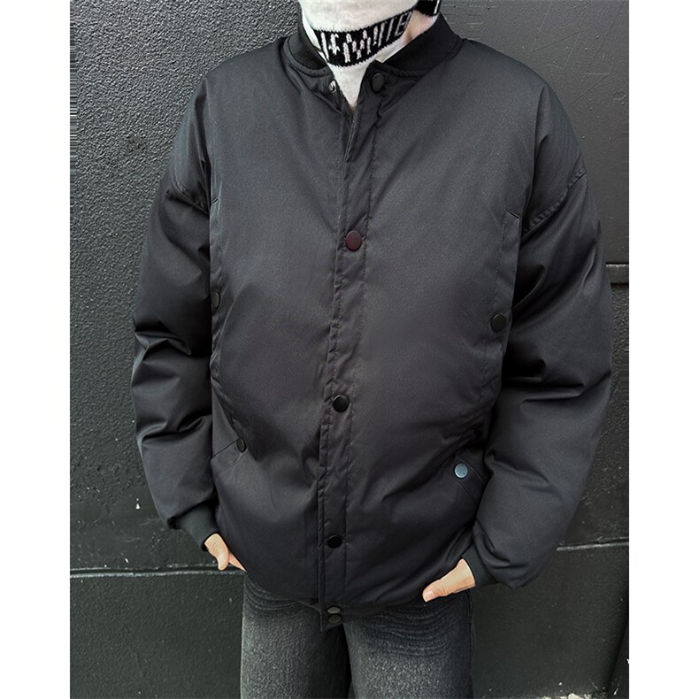 潮牌宽松棉服男日系复古棒球服棉衣情侣休闲飞行服外套冬HY303图片