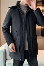 主推90%白鸭绒M-8XL大码中长羽绒服109-2199-P205.220，男装羽绒服，星座109