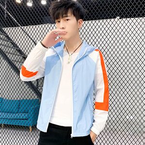 夏季男士防晒衣新款帅气外套男潮流青少年个性薄款防晒服V99图片