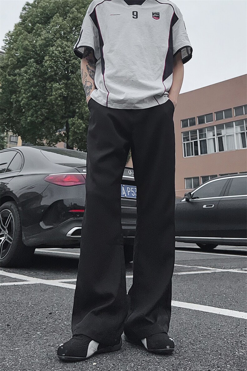 A178XK5431P40设计感微喇西裤,男装休闲裤,电商A178