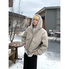 网图大理石座山雕棉服男美式cleanfit加绒连帽外套MY60510-特P130，男装棉衣，星座1007（原301D）
