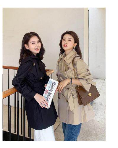 2021春装风衣现货热卖，女装风衣，莫妮菲