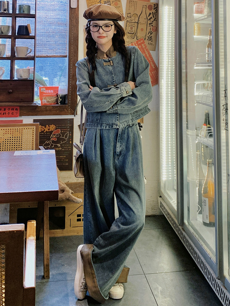 9907牛仔套装两色批170控238现货,女装套装/套裙,浙宝305