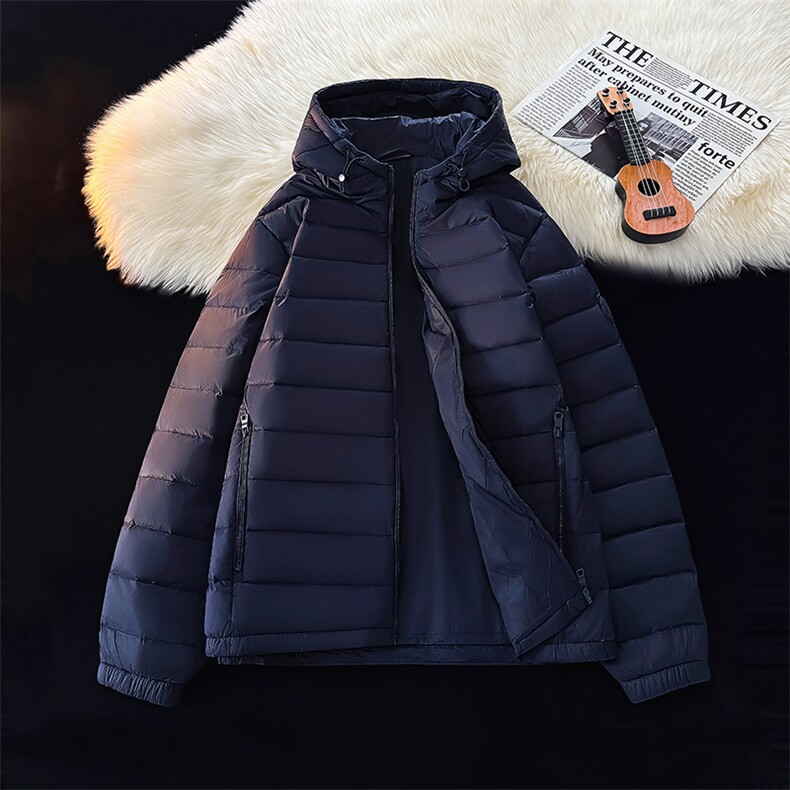 光板得物二开排骨羽绒服90绒个性潮流冬季外套男A266-YR2502-P135,男装羽绒服,电商A266