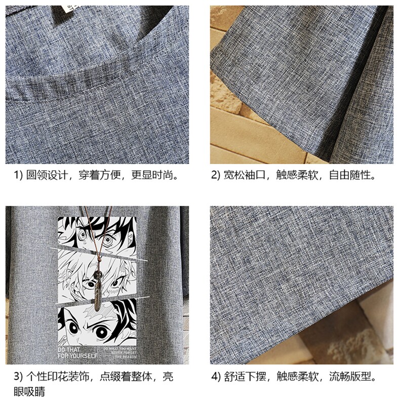 ZT71176-P35风复古亚短袖男t恤男半袖砖墙控48,男装T恤,电商A040A