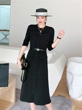 秋装新款连衣裙，女装连衣裙，艾伊贝雪