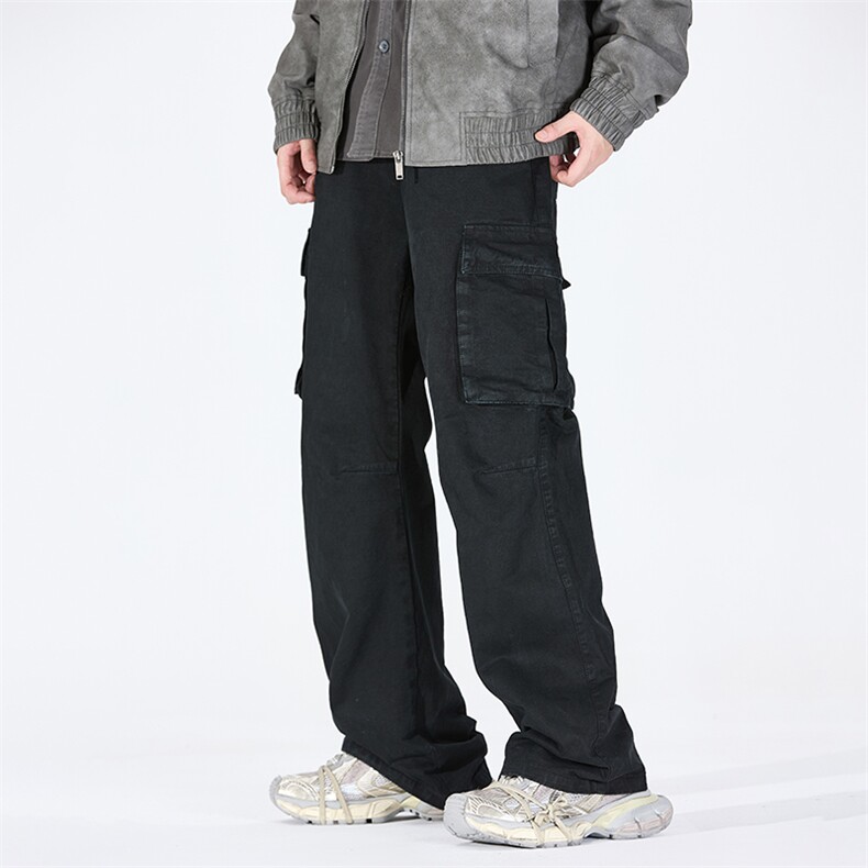 重磅美式新款工装裤宽松直筒休闲长裤A436-6232F-P80118，男装工装外套，电商A436