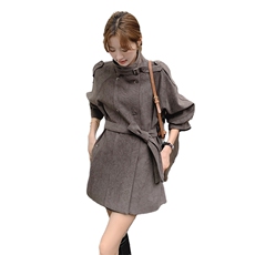 【新款】24秋韩系宽松短款风衣6611-P165-K258，女装风衣，2C305