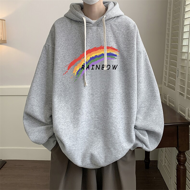 连帽卫衣男大码运动服帽衫外套WY2064-P35加绒款-P40,男装卫衣,电商A040